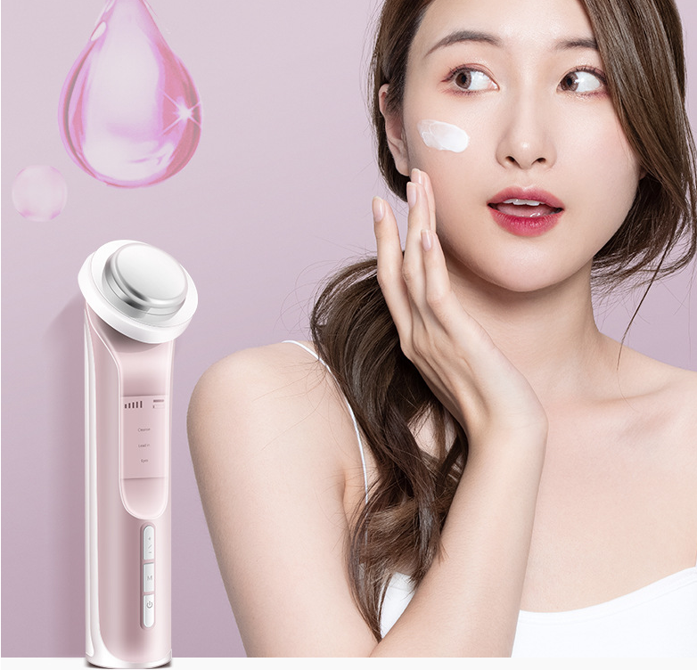 Facial Mask Instrument for home beauty treatments, featuring a sleek design and compact size.