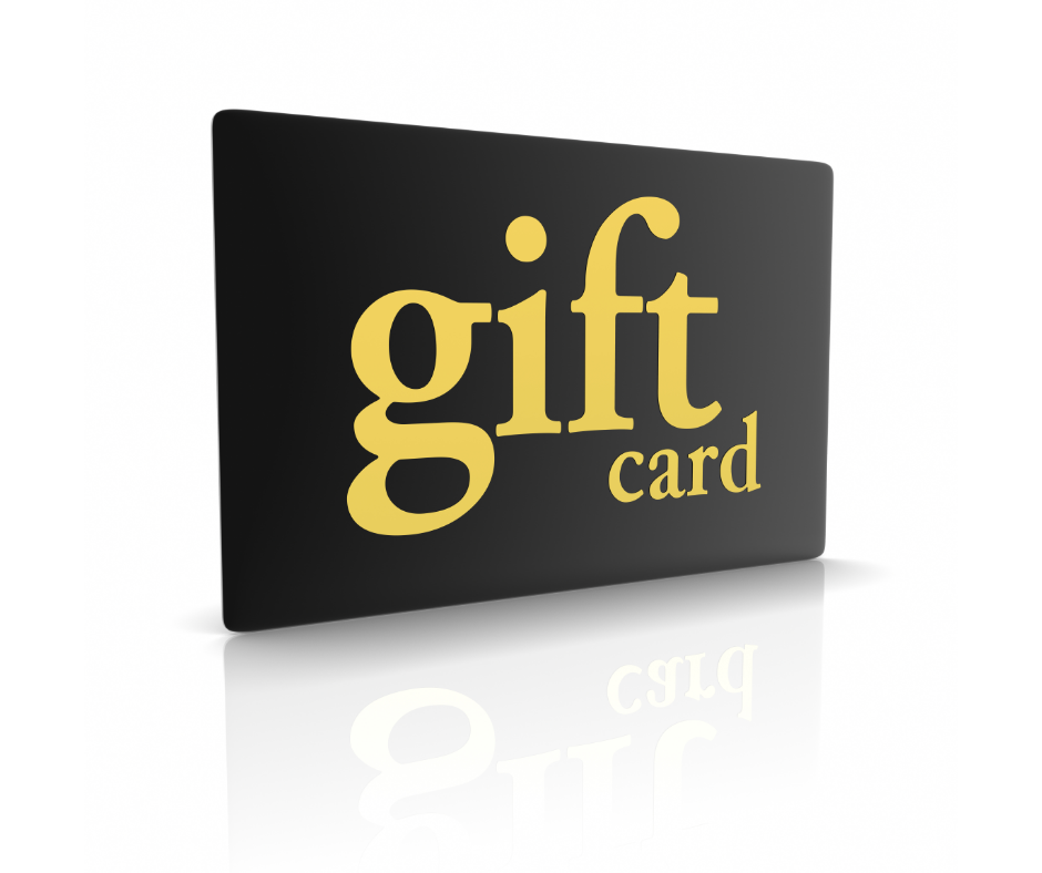 A beautifully designed gift card featuring natural soaps and bath products, perfect for gifting.