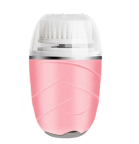 High Quality 3 In 1 USB Electric Facial Cleanser with three interchangeable brush heads for versatile skincare.