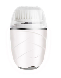 High Quality 3 In 1 USB Electric Facial Cleanser with three interchangeable brush heads for versatile skincare.