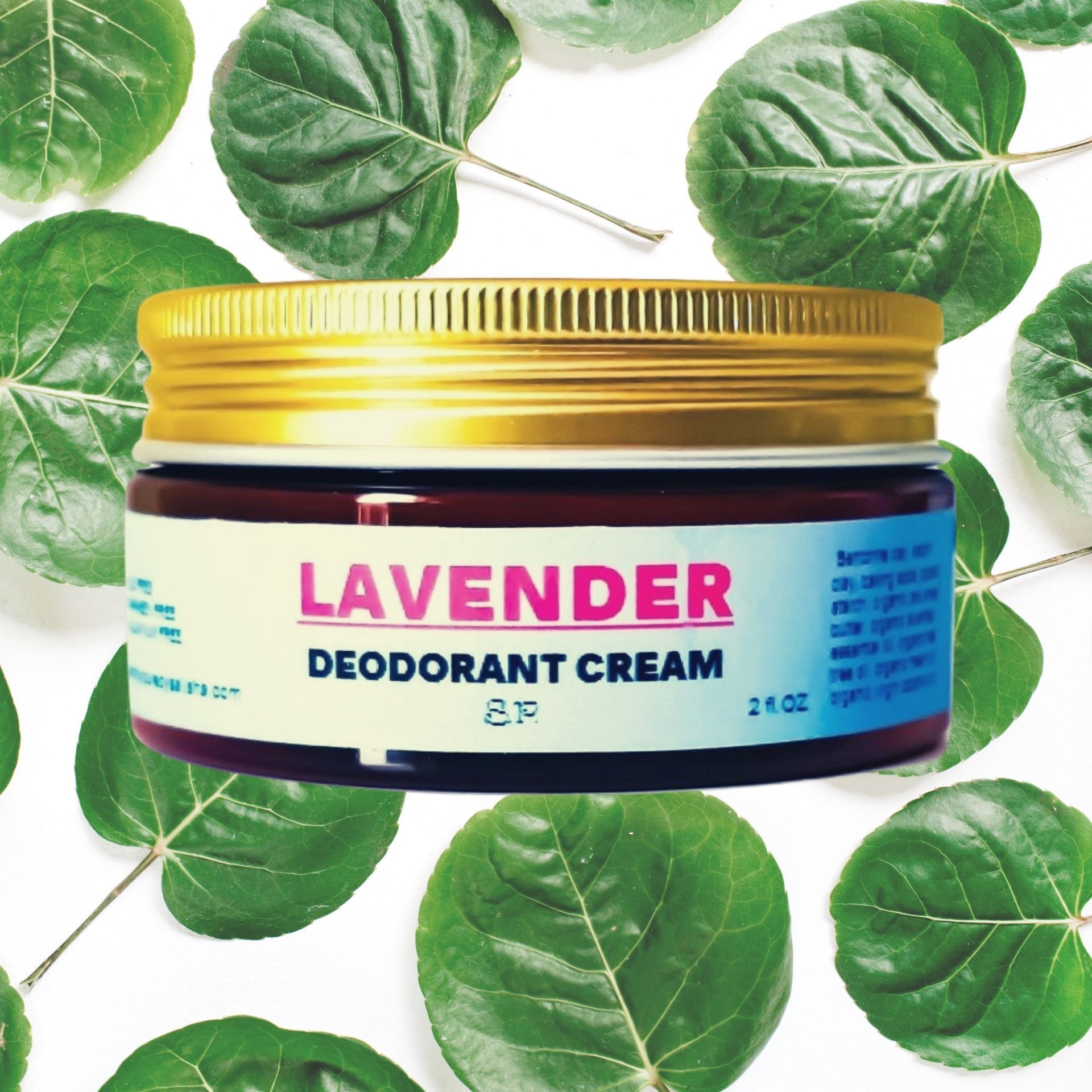 Jasmine Deodorant Cream in a sleek container, showcasing its creamy texture and natural ingredients.