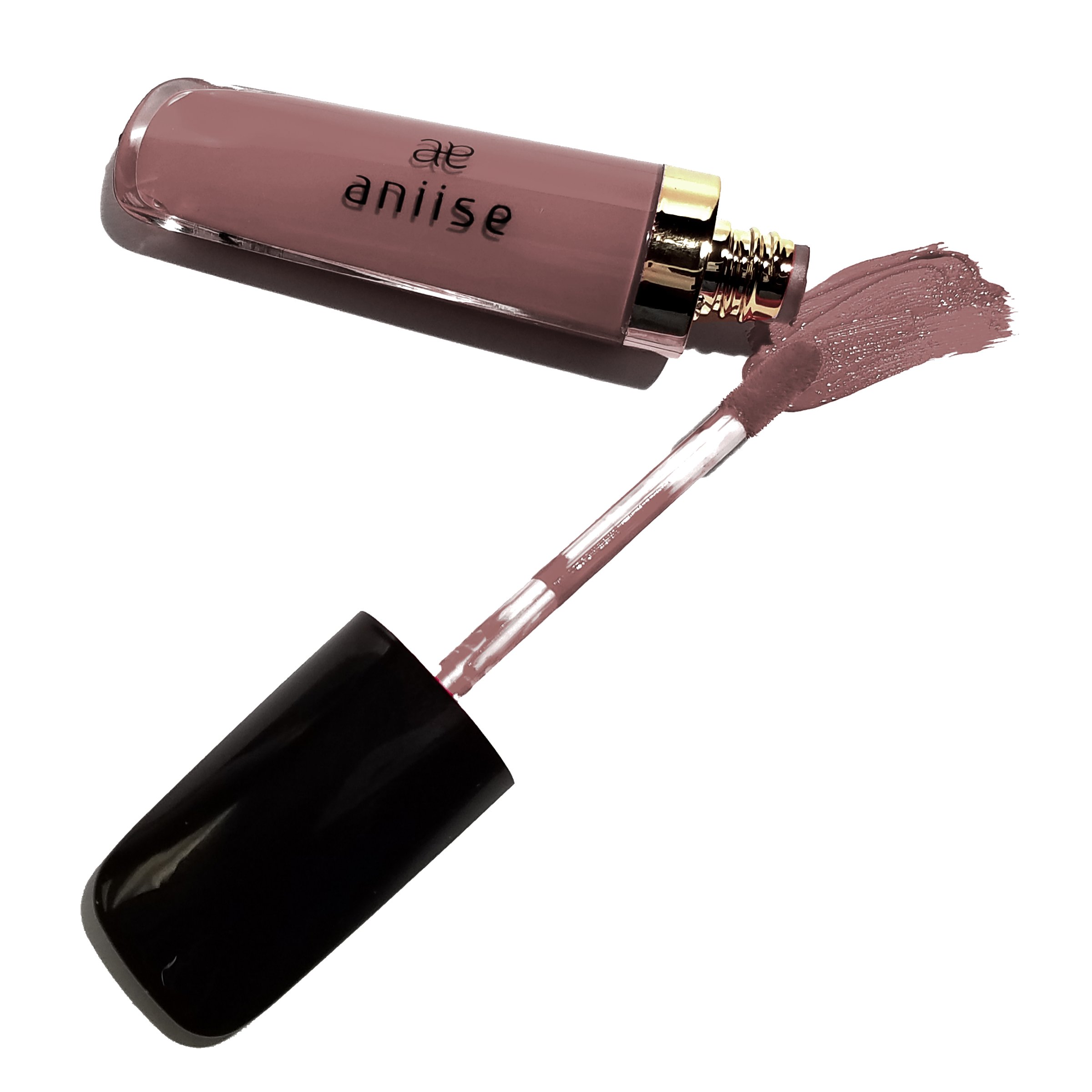 Aniise Matte Lip Stain liquid lipstick in various shades, showcasing vibrant colors and sleek packaging.