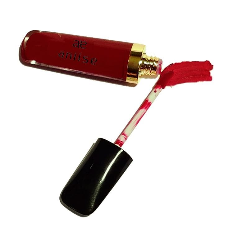 Aniise Matte Lip Stain liquid lipstick in various shades, showcasing vibrant colors and sleek packaging.