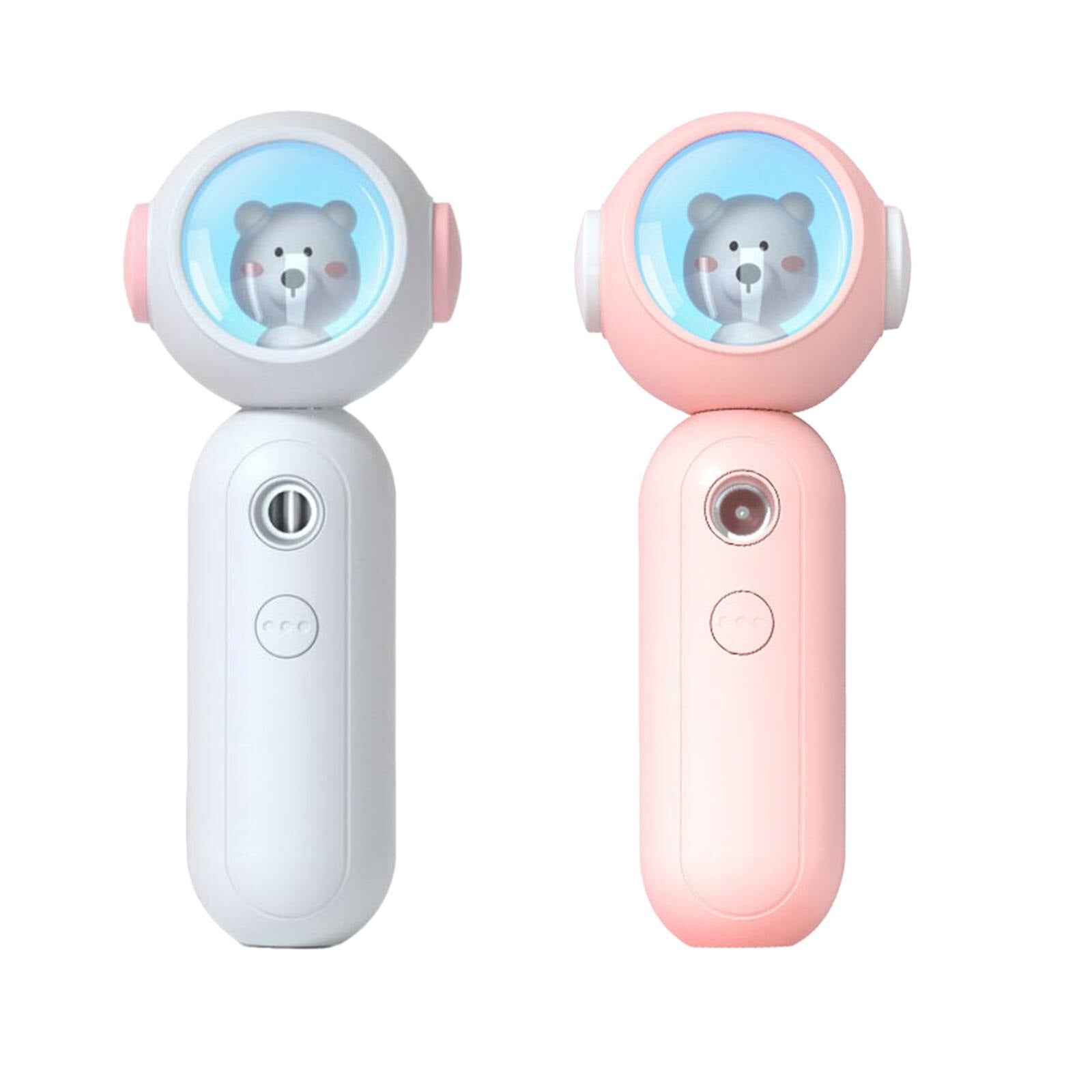 Mini Nano Facial Mister Facial Steamer with USB charging, featuring a 30ml water tank and compact design for portable skincare.