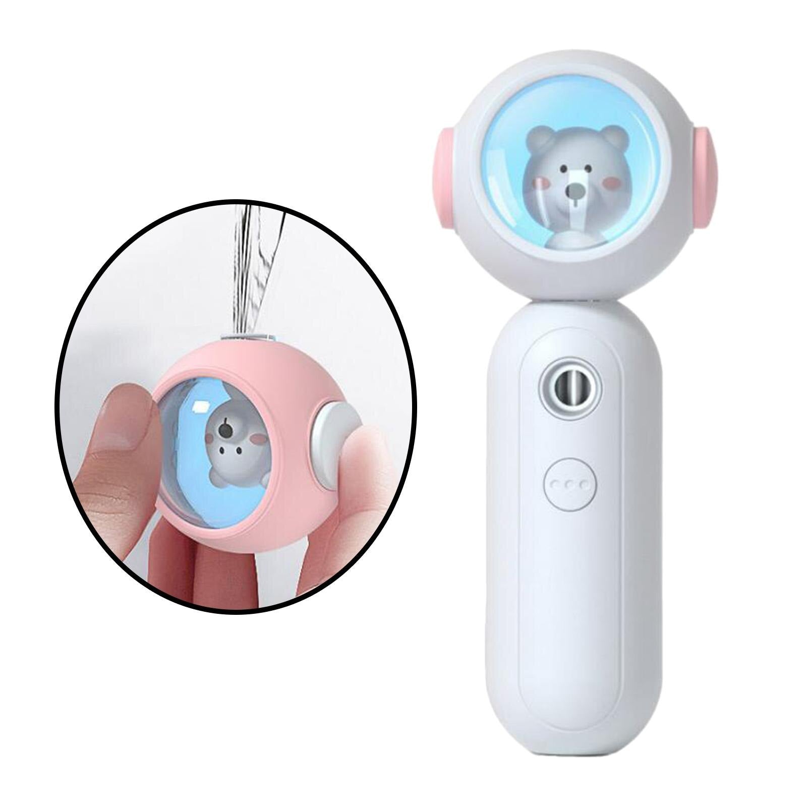 Mini Nano Facial Mister Facial Steamer with USB charging, featuring a 30ml water tank and compact design for portable skincare.