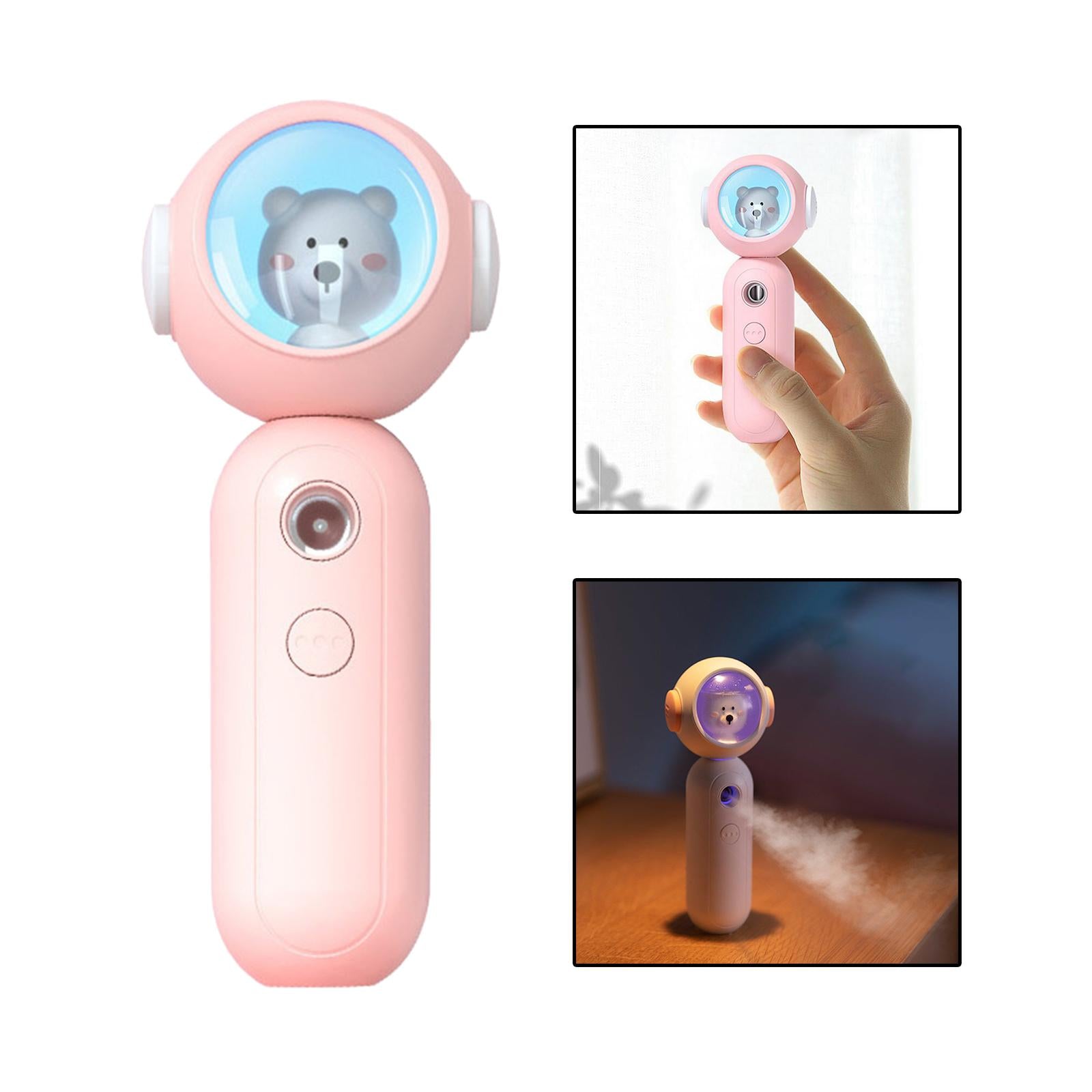 Mini Nano Facial Mister Facial Steamer with USB charging, featuring a 30ml water tank and compact design for portable skincare.