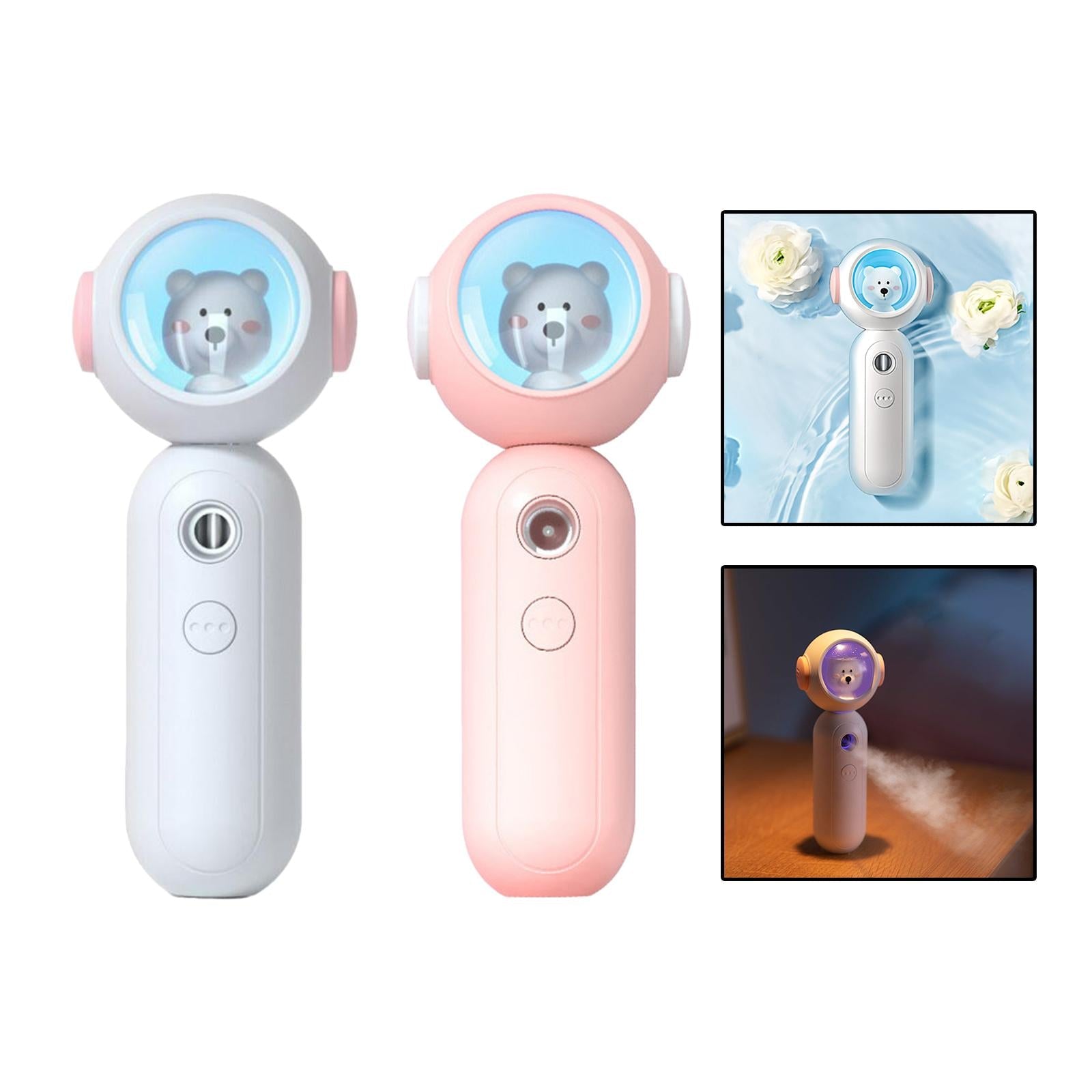 Mini Nano Facial Mister Facial Steamer with USB charging, featuring a 30ml water tank and compact design for portable skincare.