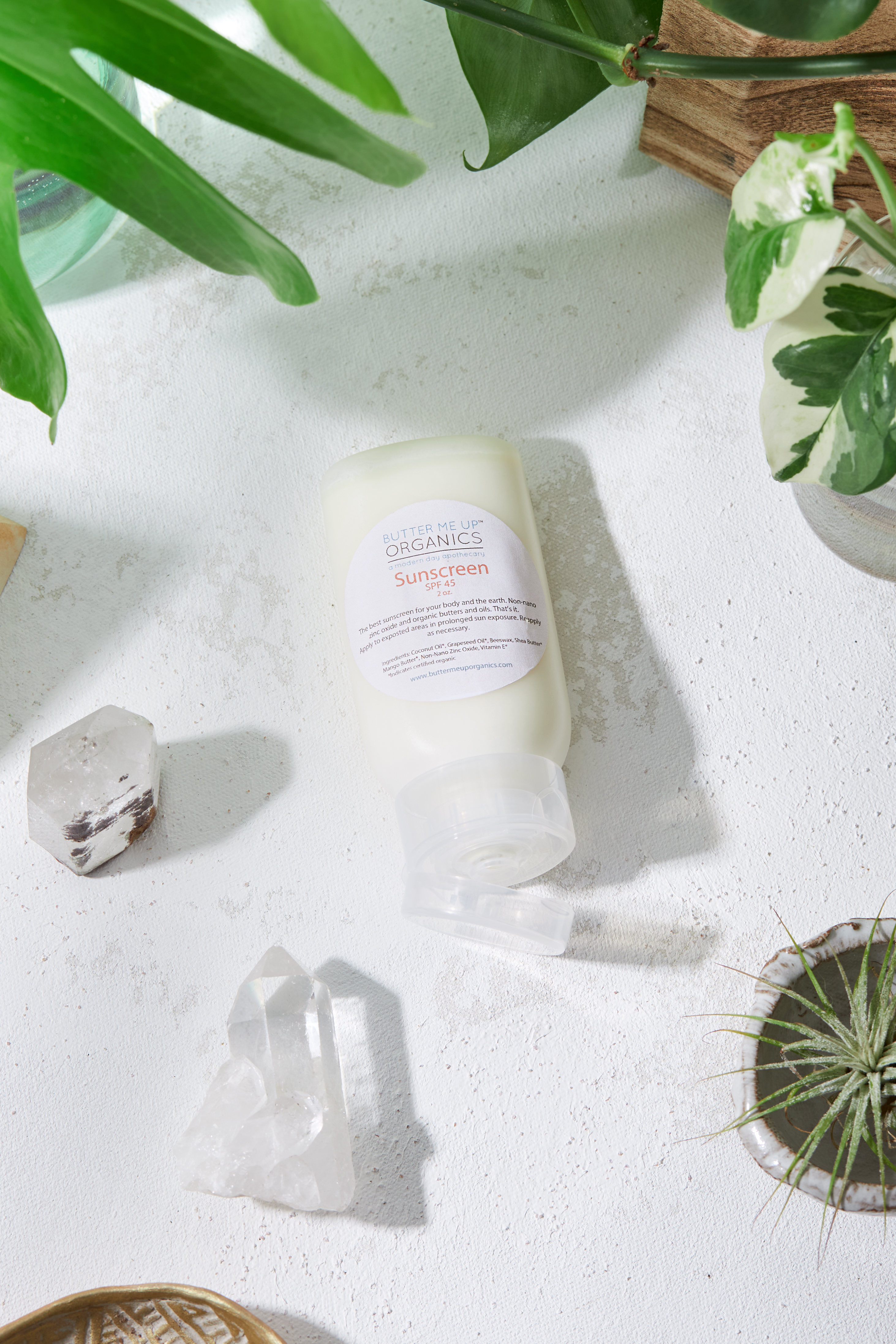 Natural organic sunscreen in a sturdy jar with a vibrant label, showcasing its eco-friendly packaging and organic ingredients.