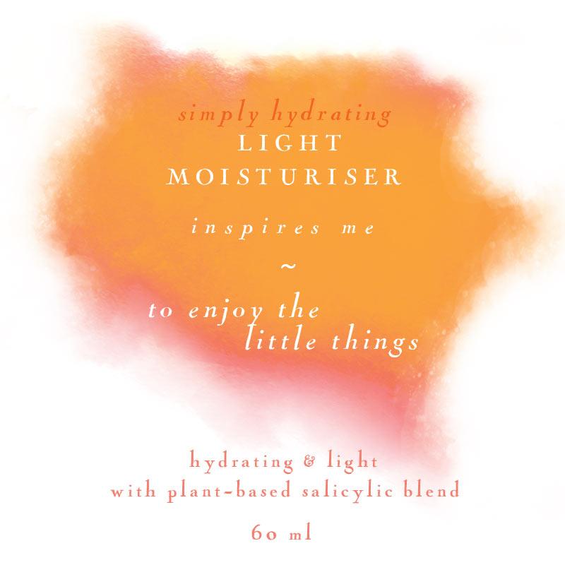 Simply Hydrating Light Moisturizer in a sleek 60ML bottle, showcasing its lightweight formula for skin hydration.