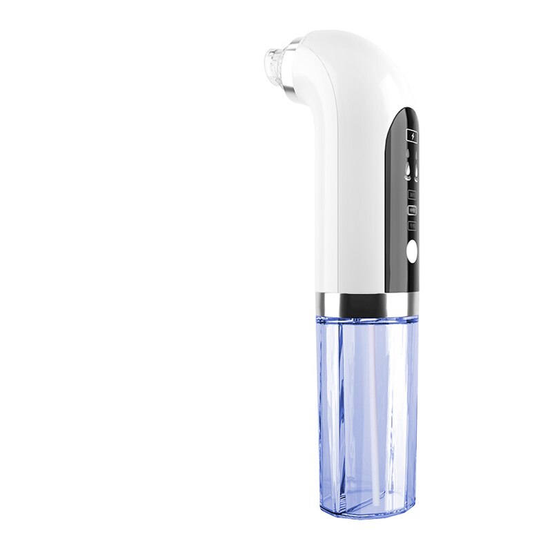 Small Bubble Blackhead Remover Vacuum with USB, featuring multiple probes and a sleek design for effective pore cleaning.