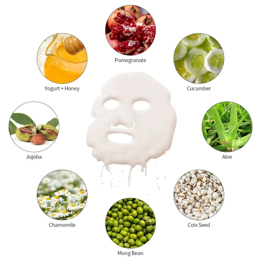 Smart DIY Facial Mask Treatment Machine in white, designed for creating natural fruit masks at home, showcasing its compact and modern design.