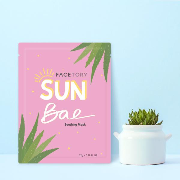 Sun Bae Sheet Mask - Soothing displayed on a clean background, showcasing its packaging and design.