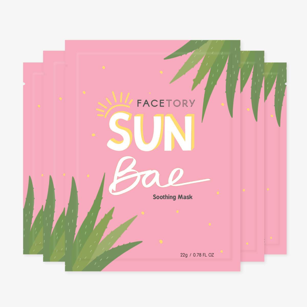 Sun Bae Sheet Mask - Soothing displayed on a clean background, showcasing its packaging and design.