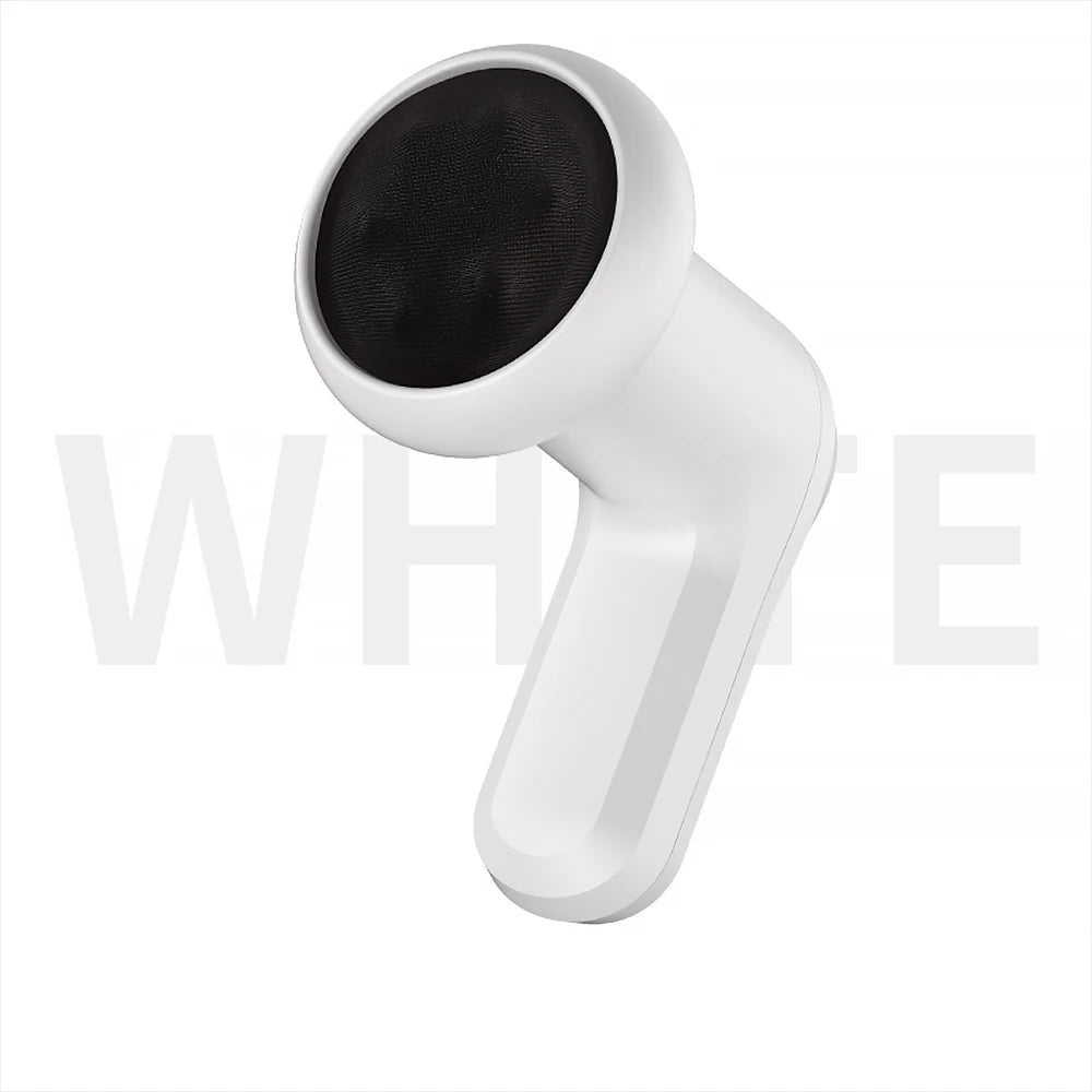 Wireless Body Cellulite Sculpting Massager in white and pink, showcasing its ergonomic design and multiple massage heads.