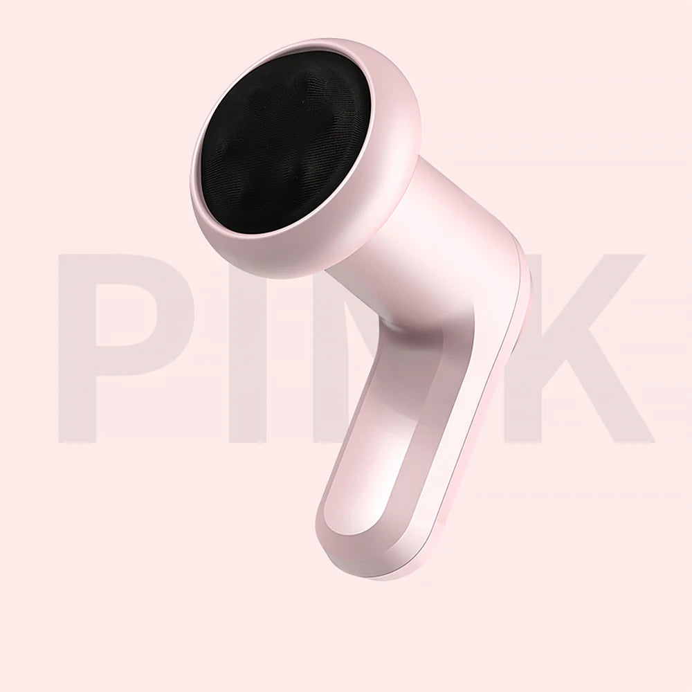 Wireless Body Cellulite Sculpting Massager in white and pink, showcasing its ergonomic design and multiple massage heads.