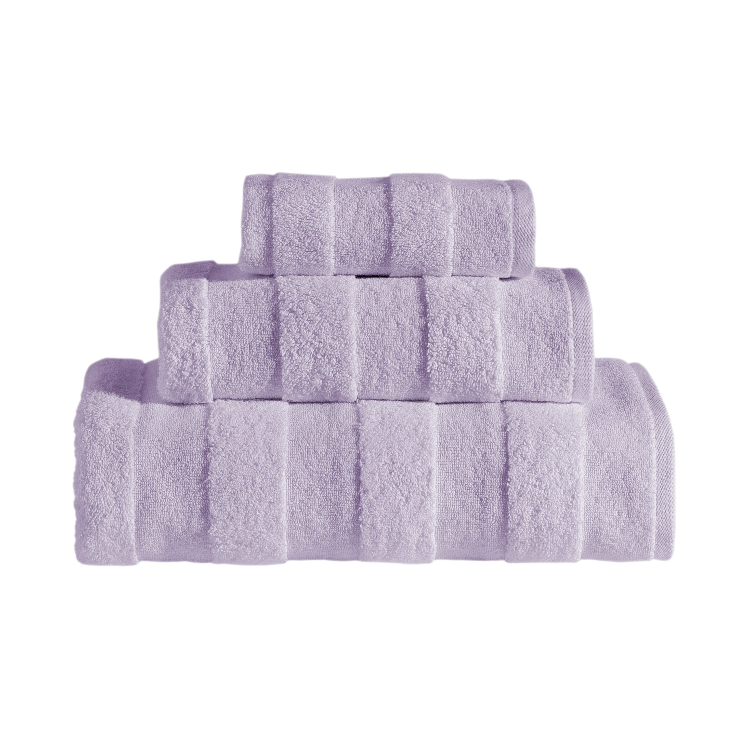 Apogee Collection Luxury Towels showcasing elegant textures and soft cotton fabric in various sizes.