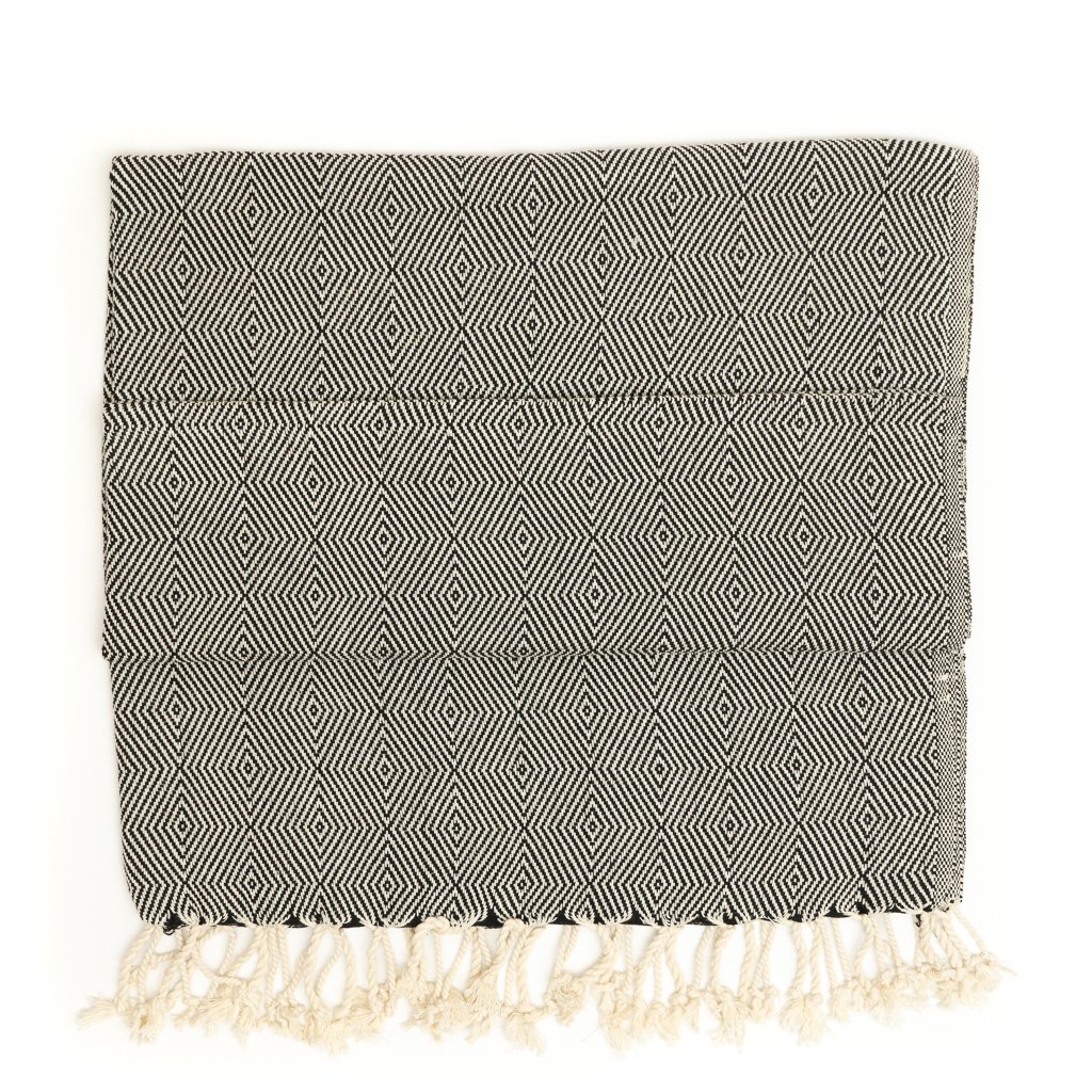 Asia Peshtemal Pure Cotton Throw Blanket in various colors, showcasing its traditional woven design and lightweight texture.