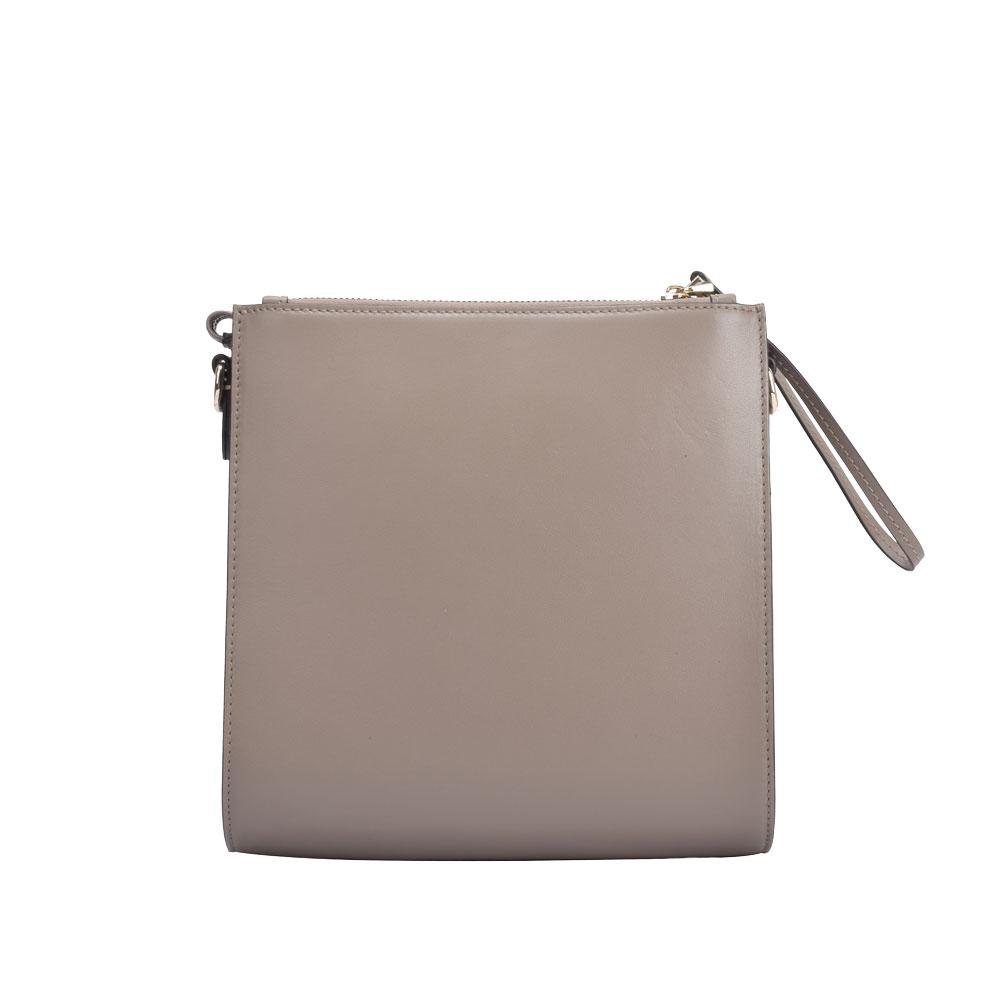 Maria Carla Luxury Leather Handbag in smooth cow leather, featuring adjustable straps, silver metal detailing, and a stylish design.