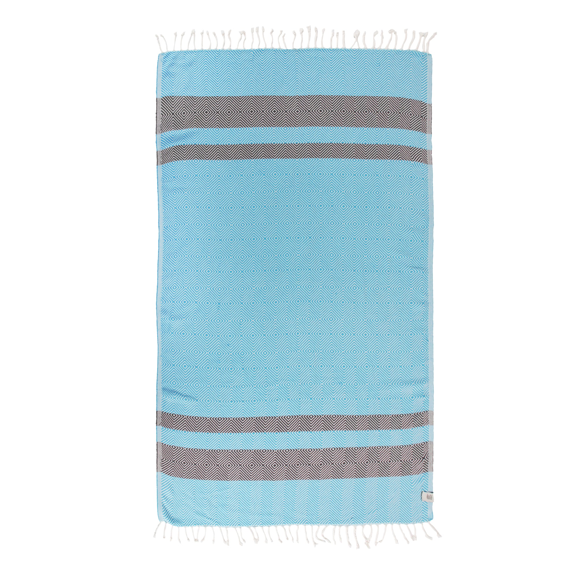 New Design Pure Cotton Throw Beach Towel in vibrant colors, measuring 38'' x 70'', perfect for beach and outdoor activities.