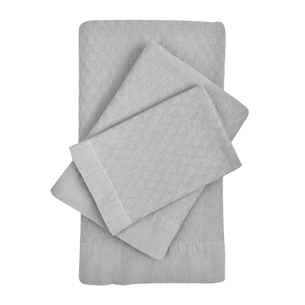 A beautifully crafted Turkish towel bundle set of 3 featuring a honeycomb pattern and terry texture, showcasing the craftsmanship of Turkish artisans.