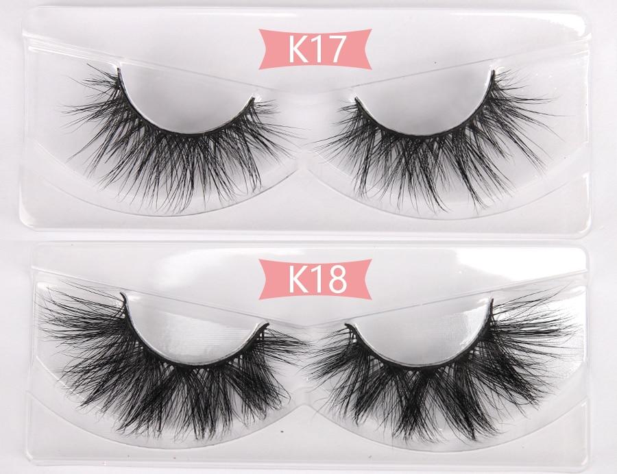 A collection of 3D mink lashes in various styles, showcasing their thickness and luxurious quality, perfect for dramatic eye looks.