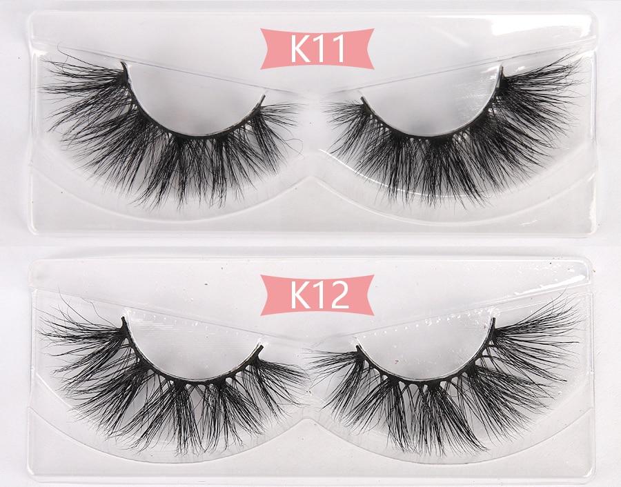 A collection of 3D mink lashes in various styles, showcasing their thickness and luxurious quality, perfect for dramatic eye looks.