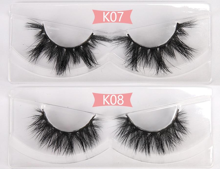 A collection of 3D mink lashes in various styles, showcasing their thickness and luxurious quality, perfect for dramatic eye looks.