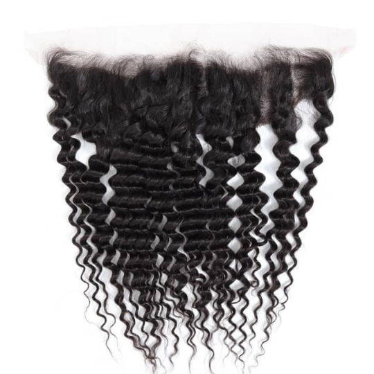 10A Grade MIDDLE PART 13x4 Lace Frontal Remy Human Hair Closure showcasing body wave texture and Swiss lace.