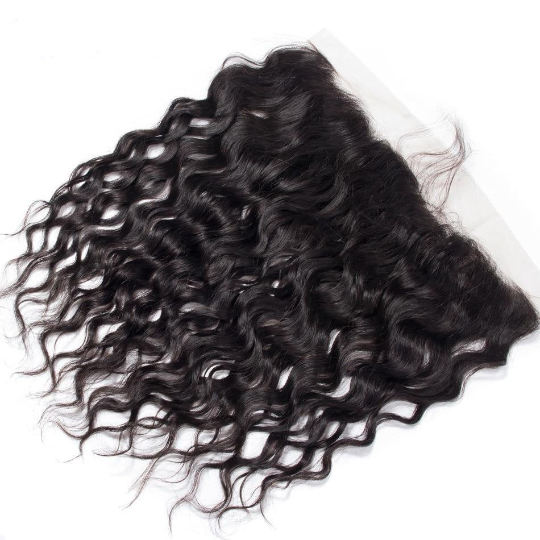 10A Grade MIDDLE PART 13x4 Lace Frontal Remy Human Hair Closure showcasing body wave texture and Swiss lace.