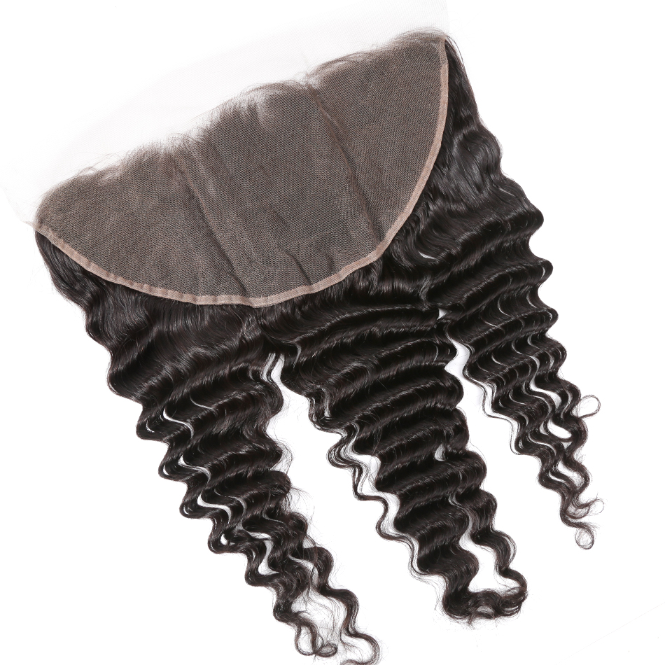 10A Grade MIDDLE PART HD Transparent 13x4 Lace Frontal Closure made from high-quality Brazilian hair with a natural look.