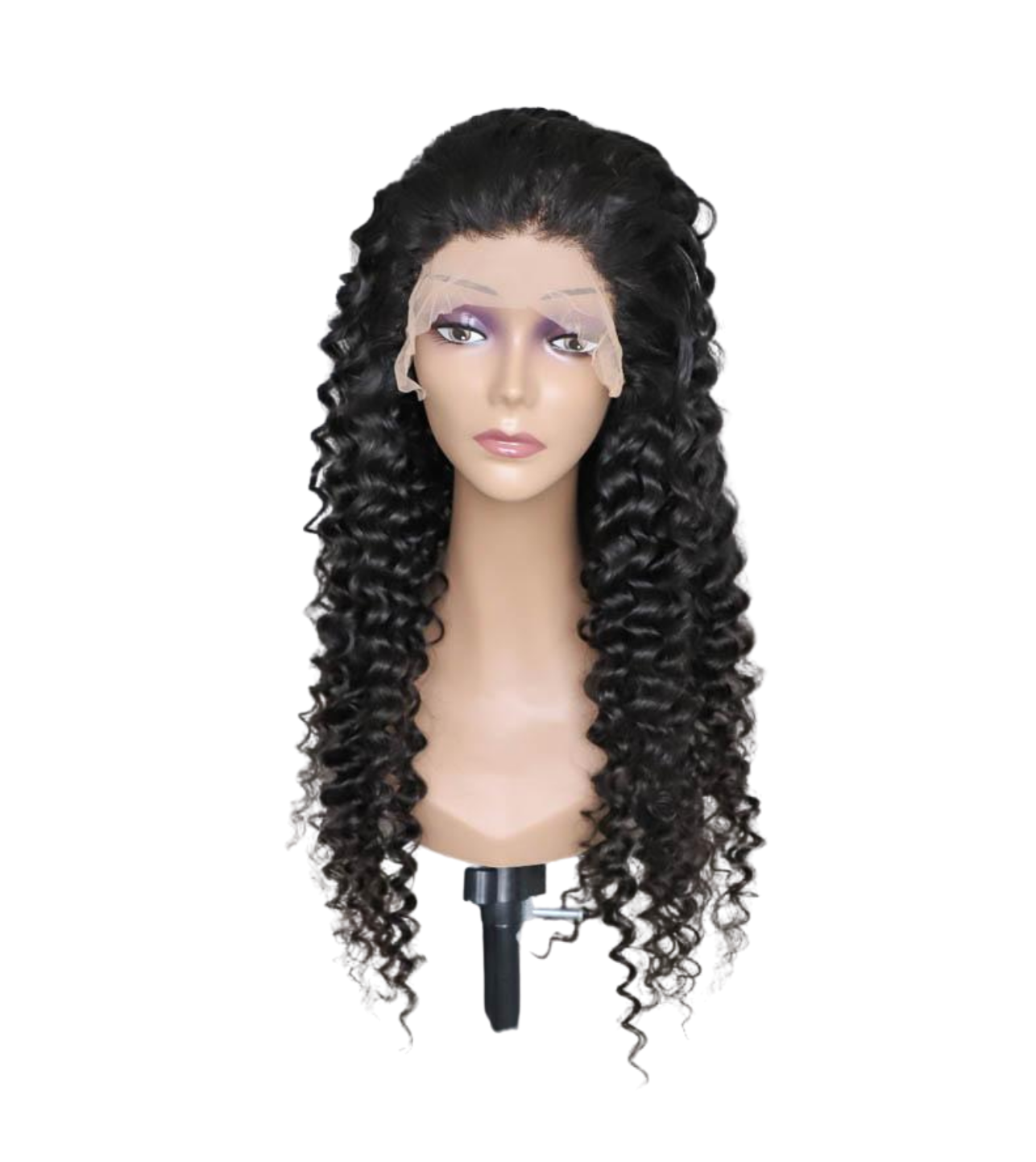 A beautiful 13x1x4 Loose Deep Wave Lace Wig made from 100% human hair, showcasing its natural texture and T part lace design.