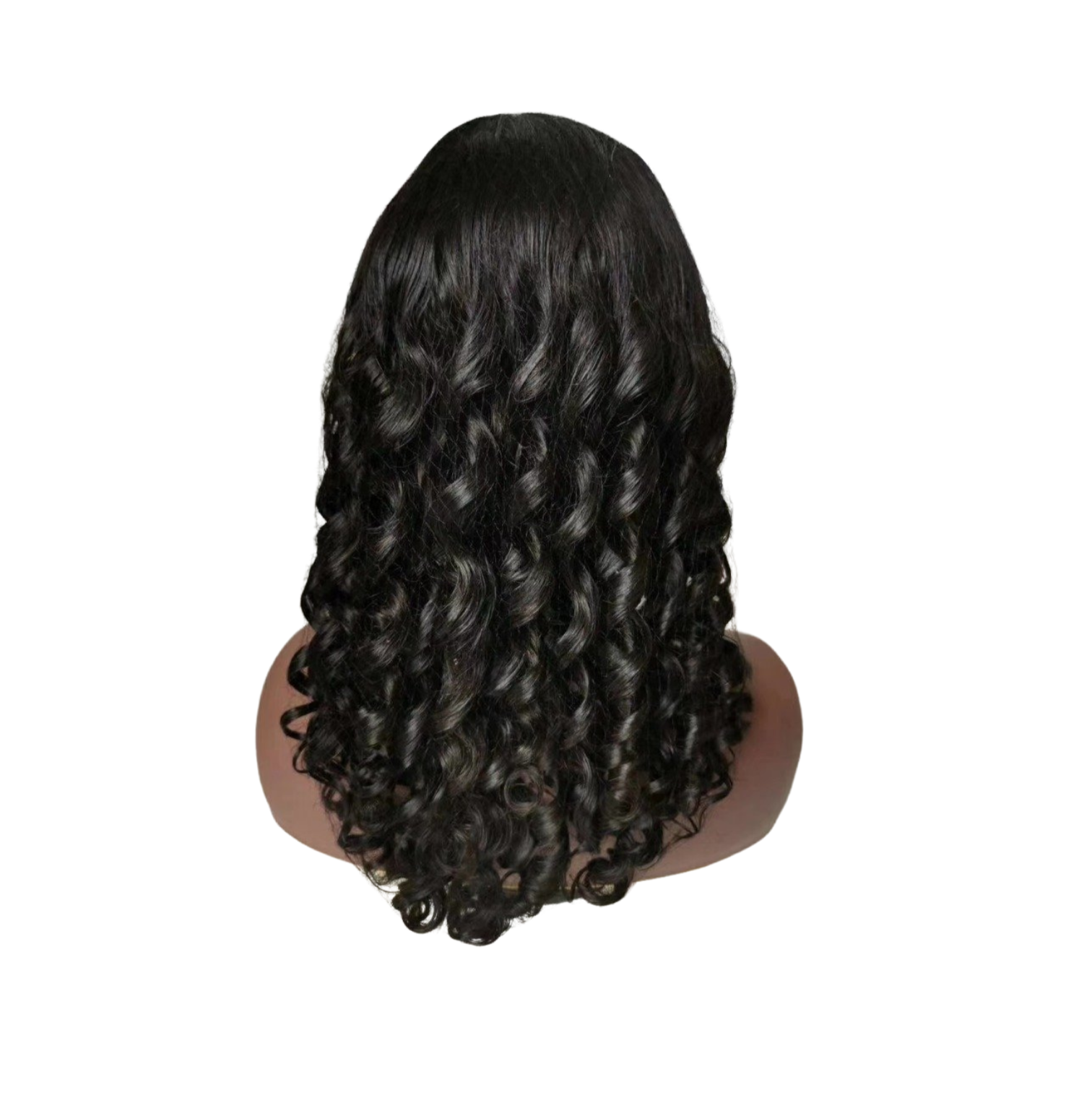 A beautiful 13x1x4 Loose Wave Lace Wig made from 100% human hair, showcasing its natural waves and T part lace design.