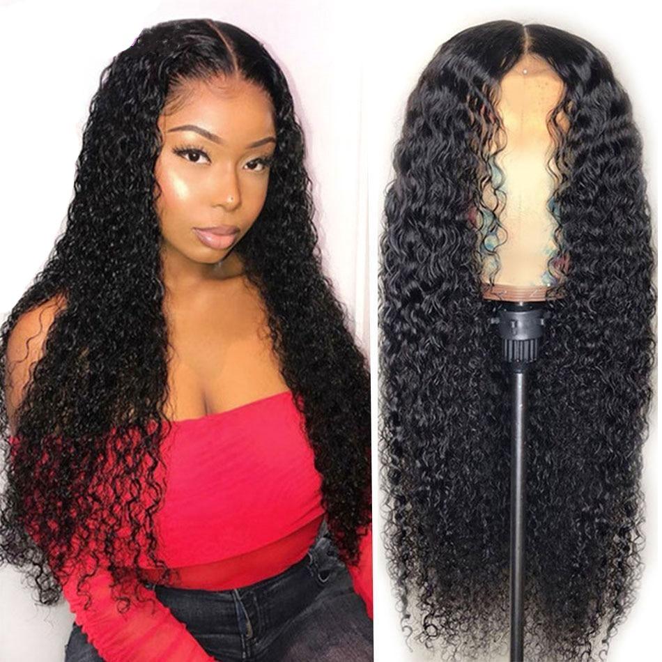 180% Density Full 4x4 Transparent Lace Front Water Wave Human Hair Wig displayed on a mannequin, showcasing its natural waves and high-quality lace.