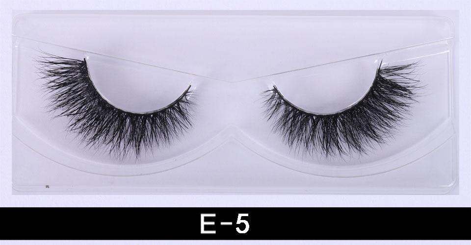 A pair of luxurious 3D mink eyelashes displayed in a glitter box, showcasing their natural wispy and fluffy design.