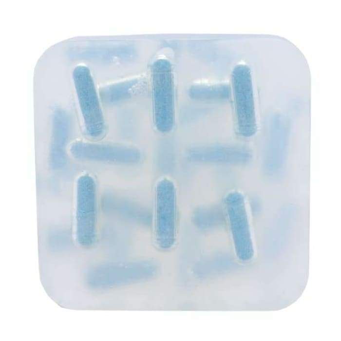 Three colorful Burst Bars with essential oil pockets for a refreshing bath experience.