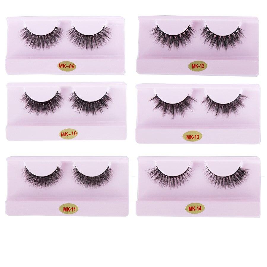 30 pairs of luxurious 3D mink lashes in a packaging box, showcasing various styles and lengths for makeup application.