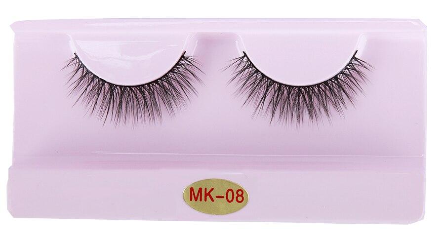 30 pairs of luxurious 3D mink lashes in a packaging box, showcasing various styles and lengths for makeup application.