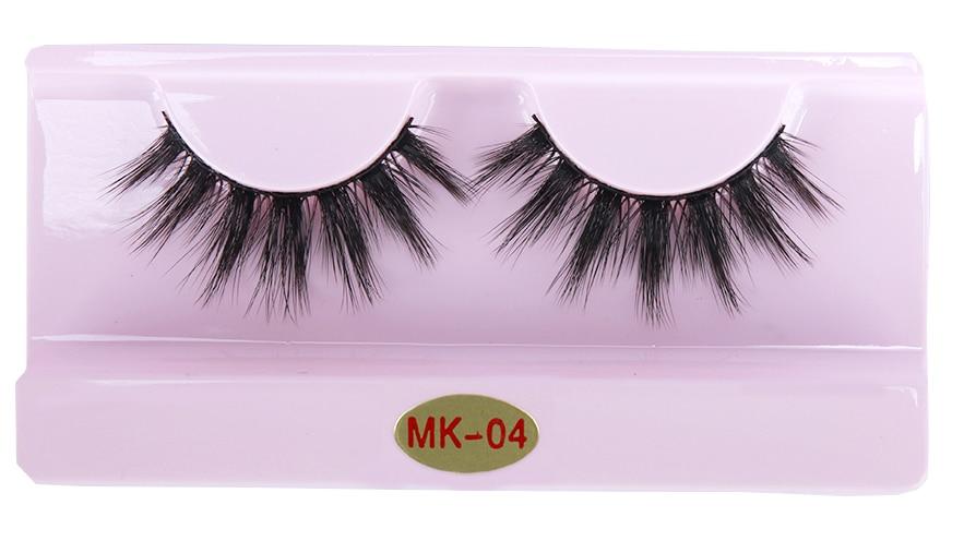 30 pairs of luxurious 3D mink lashes in a packaging box, showcasing various styles and lengths for makeup application.