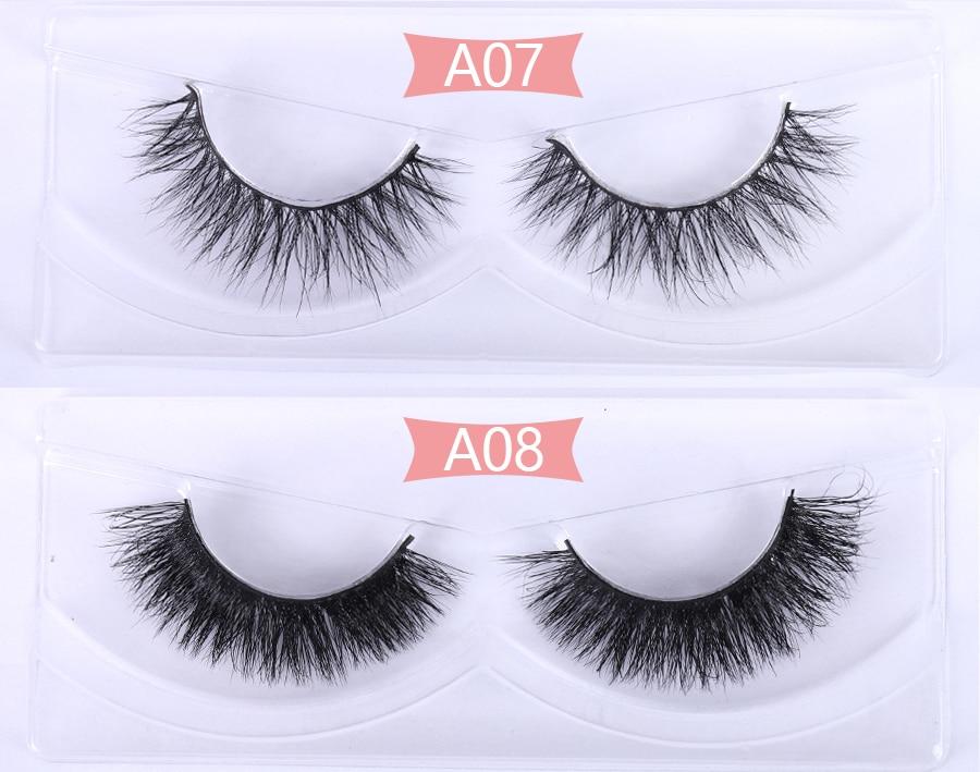 30 pairs of handmade cruelty-free mink lashes in bulk, showcasing their thick and long design for dramatic eye makeup.