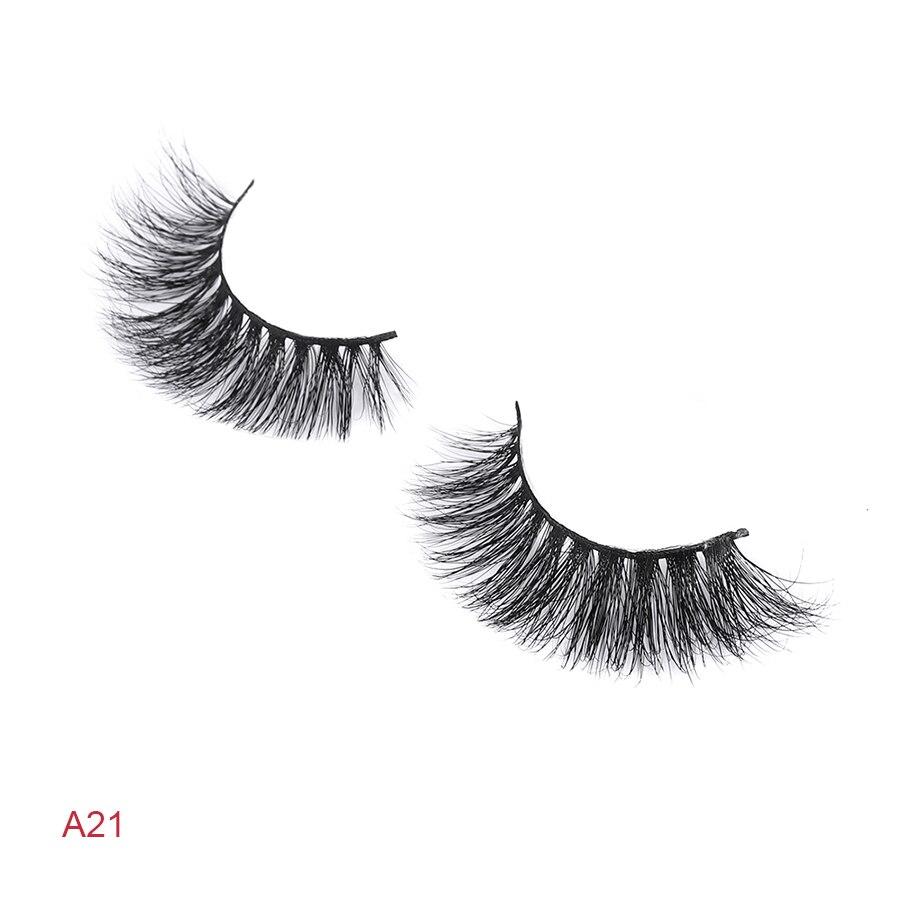 30 pairs of handmade cruelty-free mink lashes in bulk, showcasing their thick and long design for dramatic eye makeup.