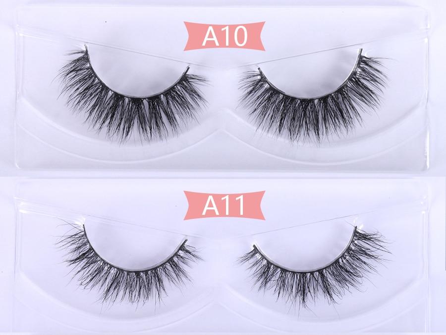 30 pairs of handmade cruelty-free mink lashes in bulk, showcasing their thick and long design for dramatic eye makeup.