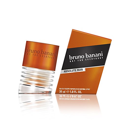 Bruno Banani Absolute Man Eau de Toilette bottle with stylish design.