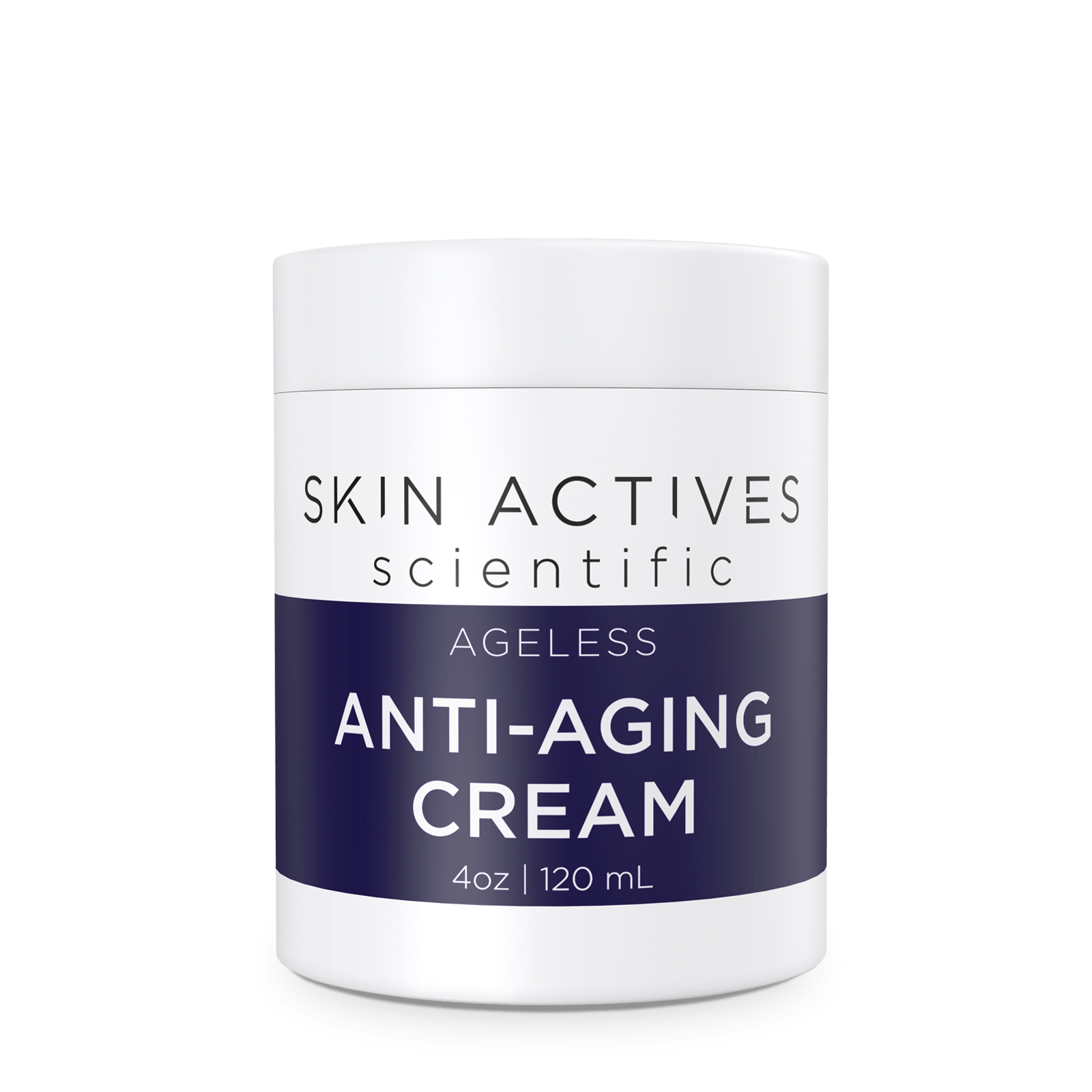 Ageless Anti Aging Cream jar with a sleek design, showcasing its rich texture and vibrant packaging, ideal for reducing wrinkles and fine lines.