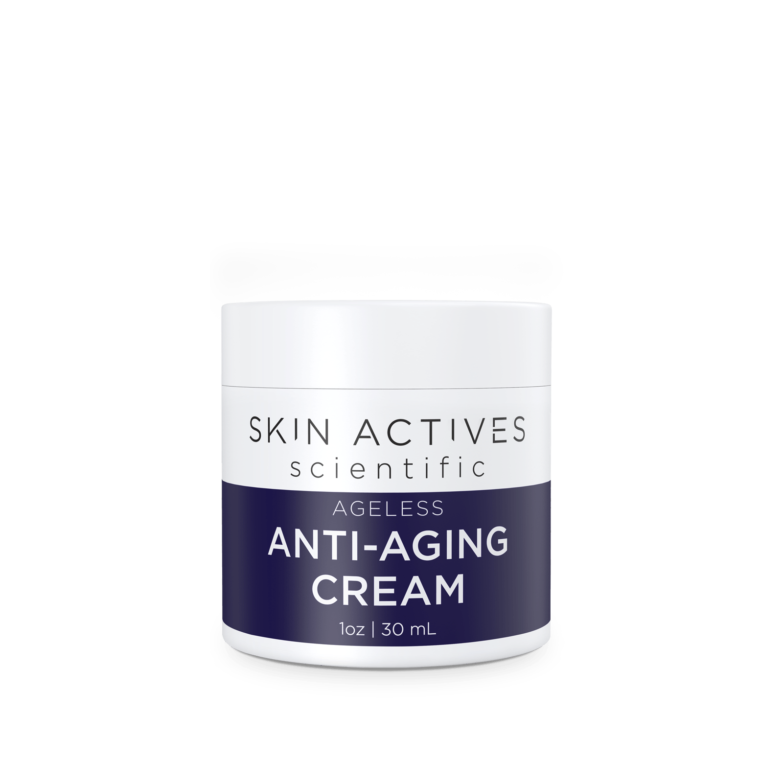 Ageless Anti Aging Cream jar with a sleek design, showcasing its rich texture and vibrant packaging, ideal for reducing wrinkles and fine lines.