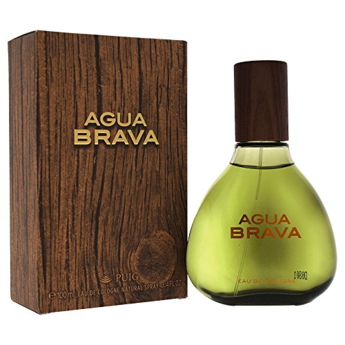 Bottle of Agua Brava Eau de Cologne by Antonio Puig, showcasing its elegant design and classic fragrance.