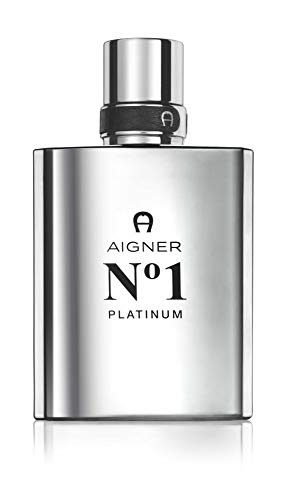 Aigner No 1 Platinum Eau de Toilette bottle showcasing its elegant design and luxurious packaging.