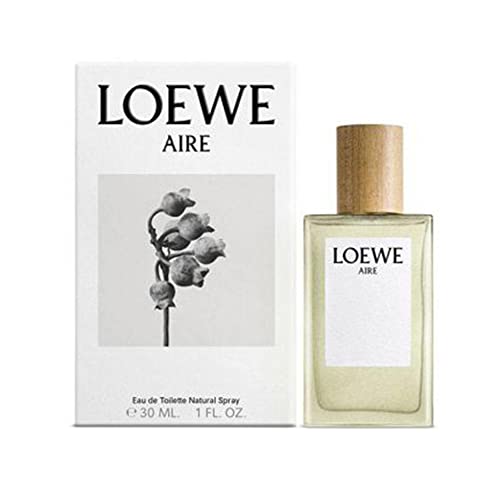 Loewe Aire Eau de Toilette bottle with elegant design and light blue liquid.