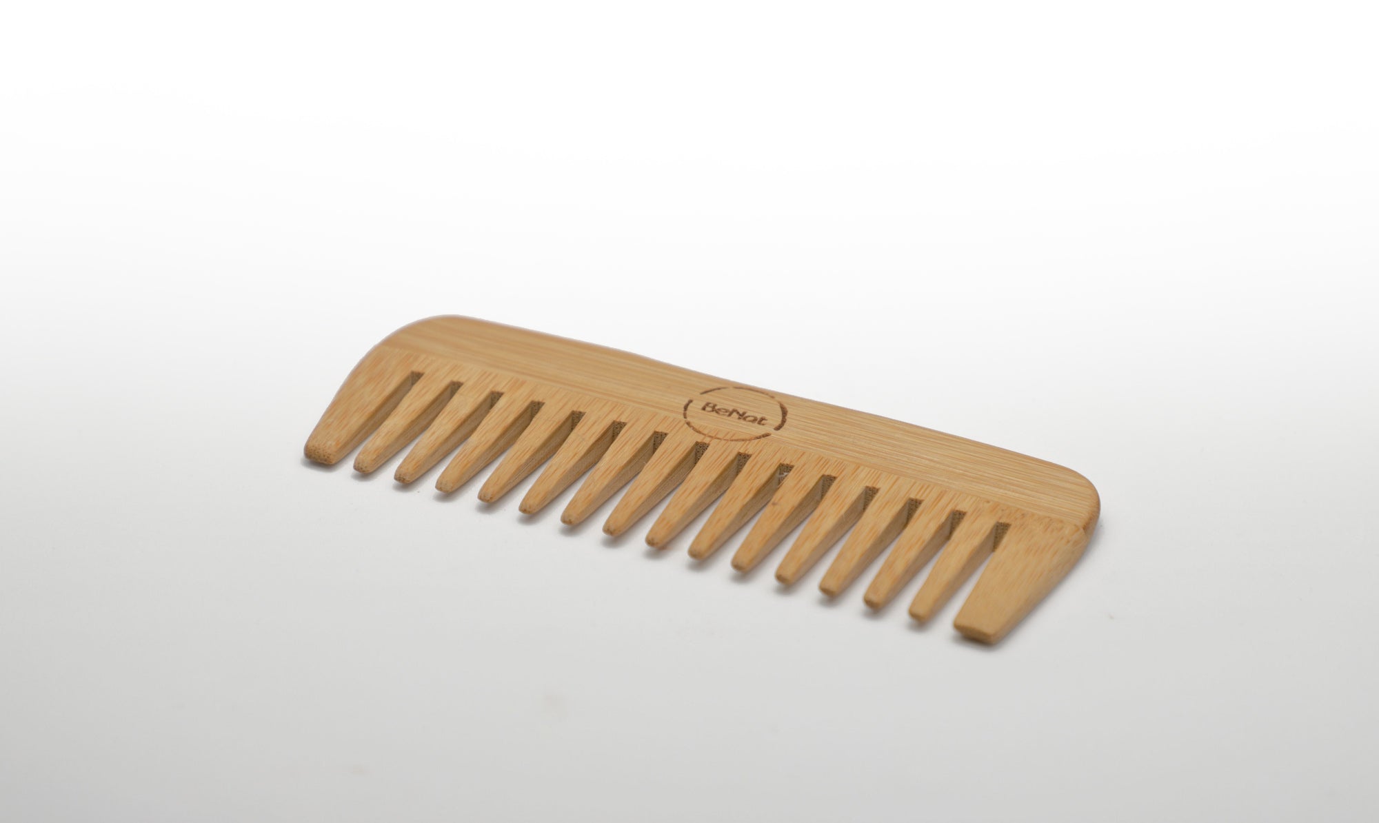 All-Natural Bamboo Hair Comb, eco-friendly grooming tool for men and women, promoting healthy hair growth and scalp care.