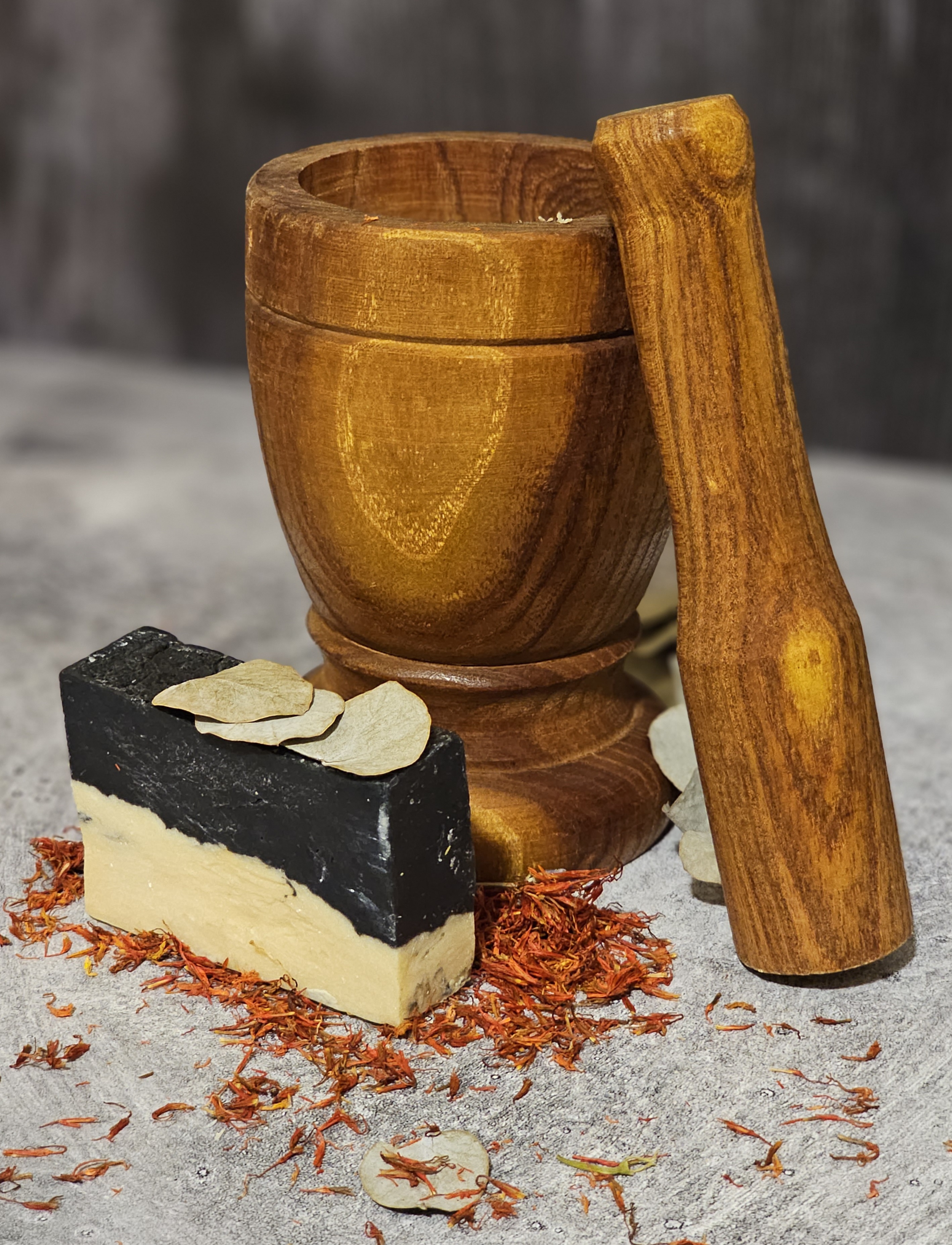 Allure Soap (Vegan) in a beautiful handcrafted design, showcasing its rich texture and natural ingredients.