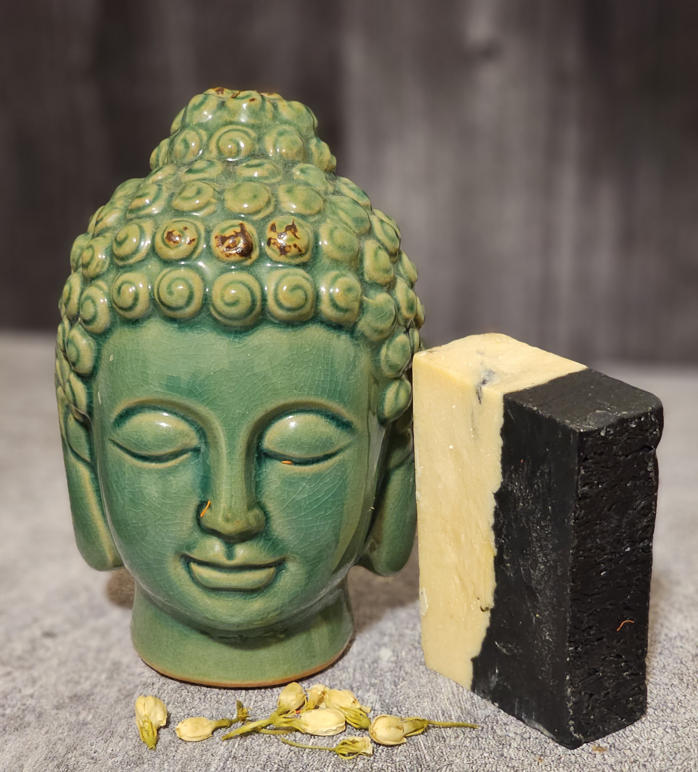 Allure Soap (Vegan) in a beautiful handcrafted design, showcasing its rich texture and natural ingredients.